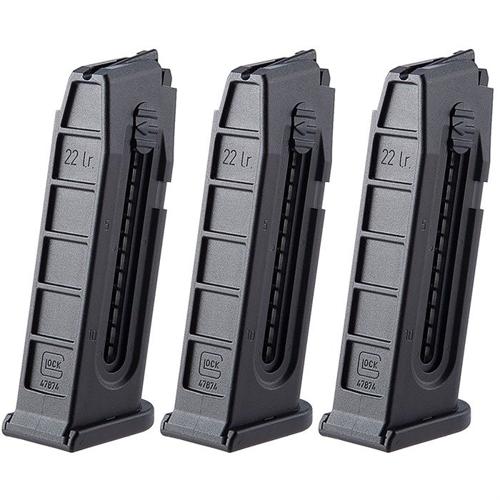 Glock MAGAZINE .22LR 10RD FOR 44 BLACK 3-PACK