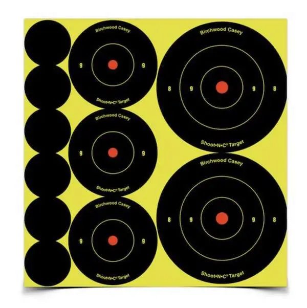 Birchwood CASEY Shoot-N-C Variety Pack 132 Targets (34608) - Birchwood Casey - 1"/2"/3"