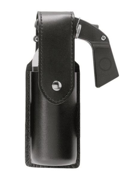SAFARILAND 38-4 Black Weave Chrome Snap OC Spray Pouch