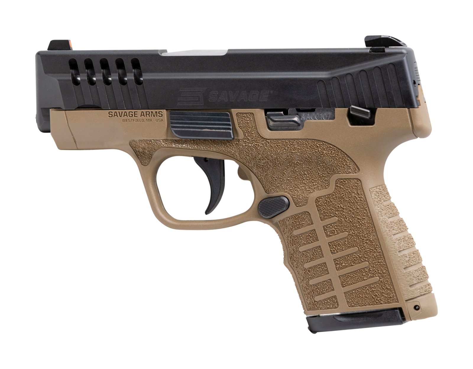 Savage Stance 9mm FDE Pistol 10+1/7+1 Rounds Manual