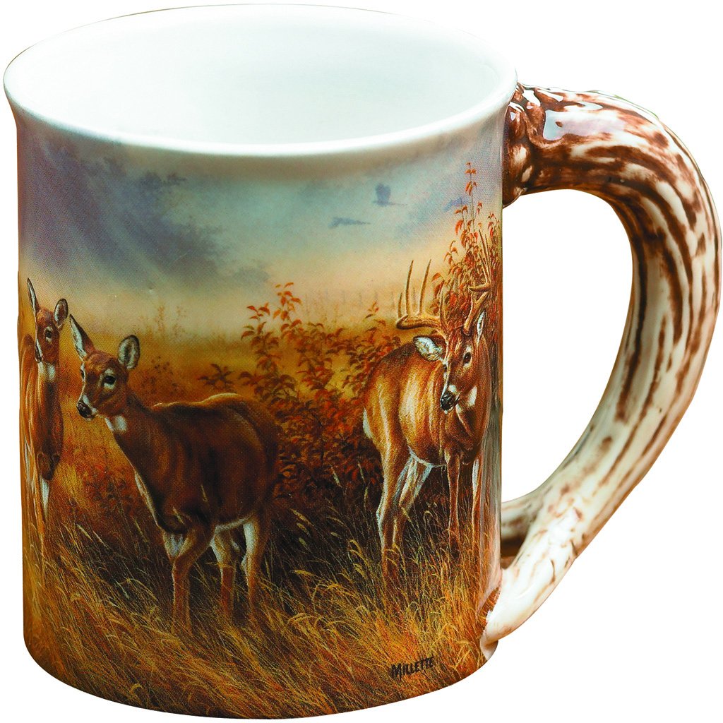Wild Wings 8955713065 Sculpted Mug Meadow Mist Whitetail 16 oz.