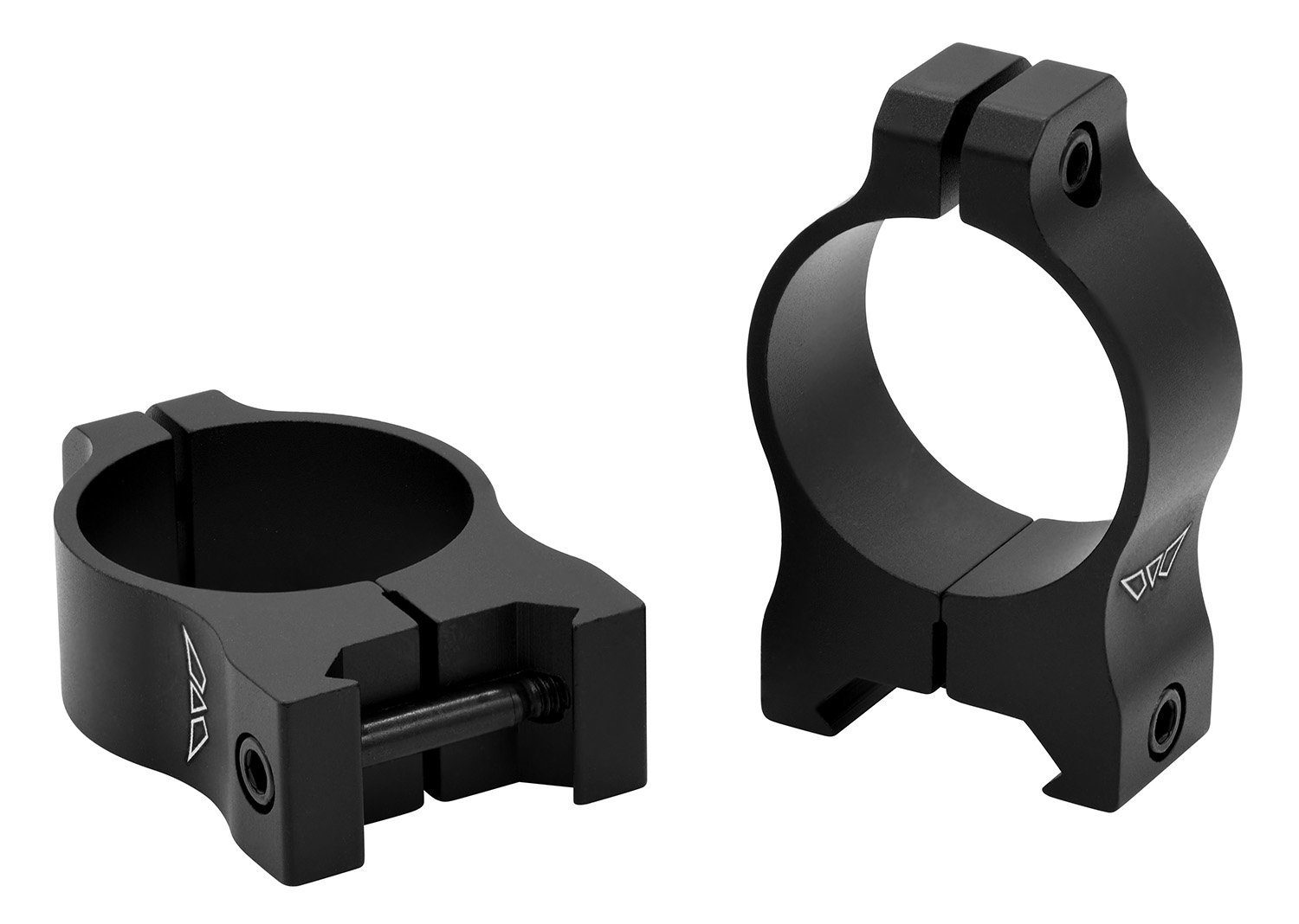 Warne V414M Scope Rings Vapor Matte Black 30mm Medium Aluminum - Warne - 30MM
