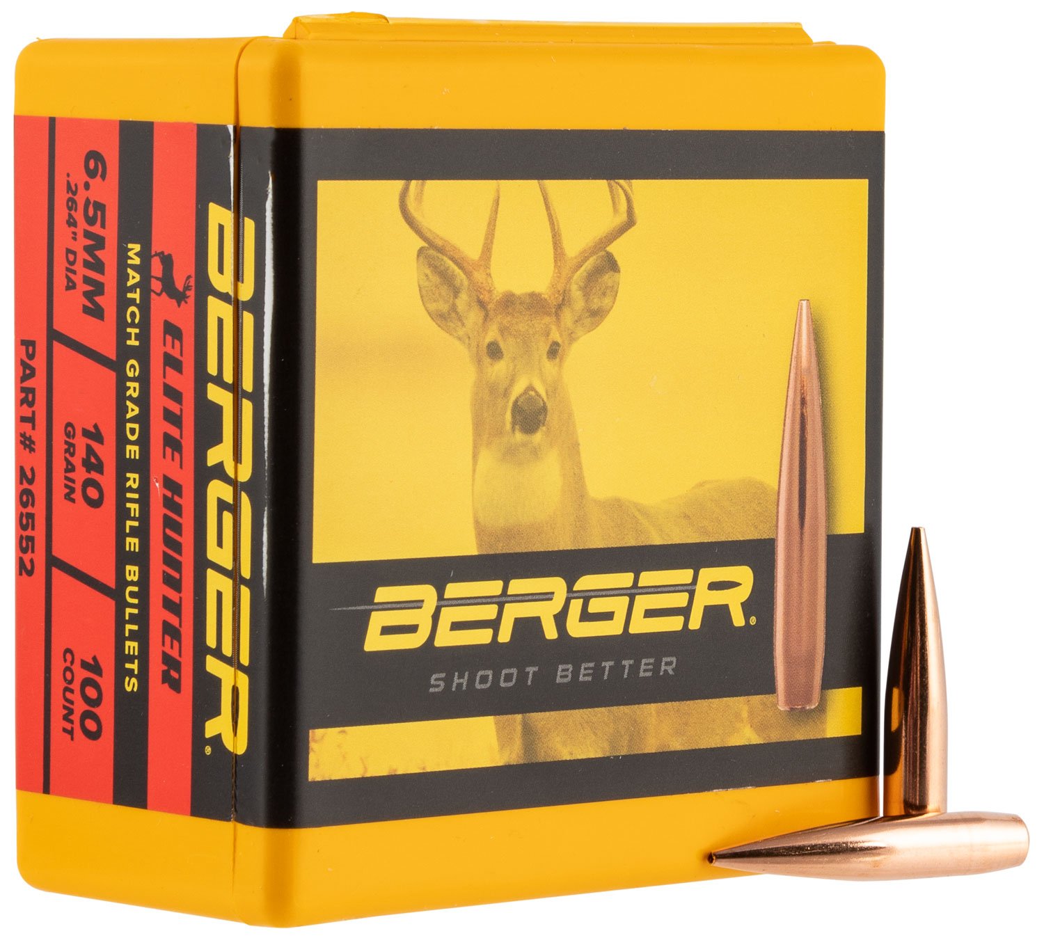 Berger Match Grade Hunting Bullets ELITE HUNTER 6.5mm 140 gr - Berger Bullets - 6.5mm