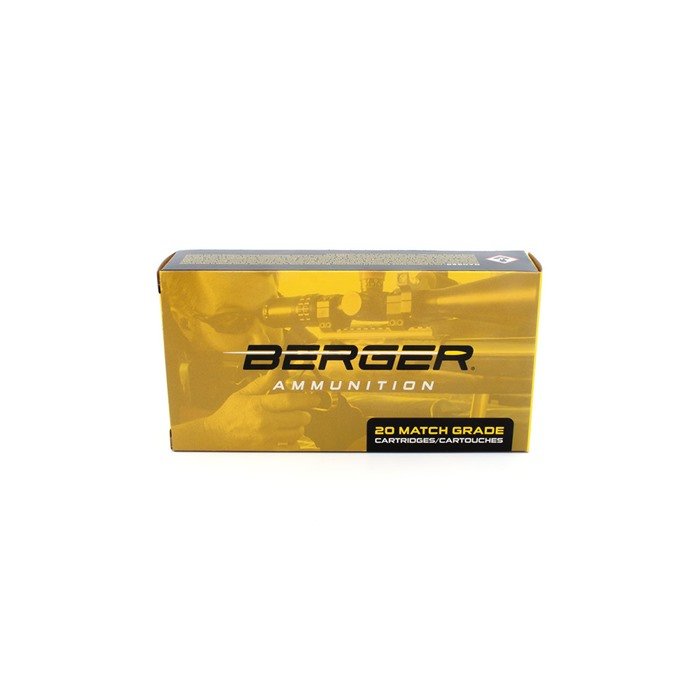 Berger 31091 6.5 Creedmoor 153.5gr Long Range Hybrid Target Ammo 20/Box - Berger Bullets - 6.5 CREEDMOOR