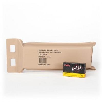 PMC 5.56 NATO 55 Grain Full Metal Jacket Boat Tail 200rd Box Ammo (556XBP)