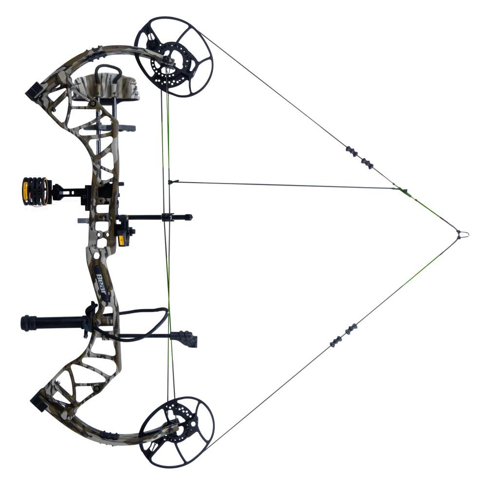Bear AV56A72087R Gamekeeper RTH Bow 55-70 RH 330 FPS Bottomland Camo - Escalade Sports DBA Bear Archery