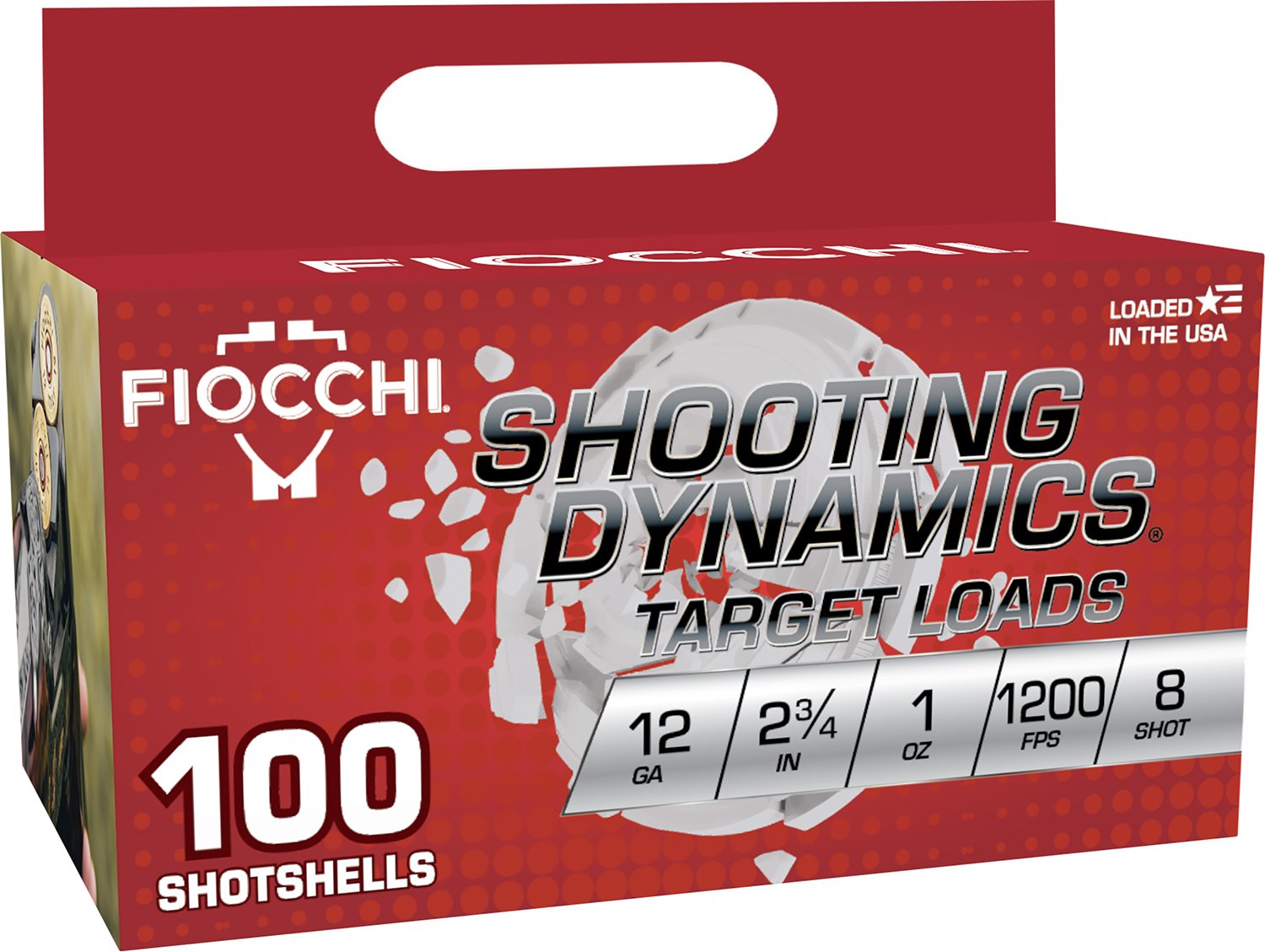 Buy Fiocchi 12SDB18 Shooting Dynamics 12Gauge 2.75" 1oz 8Shot 100 Per Box/2 Case online