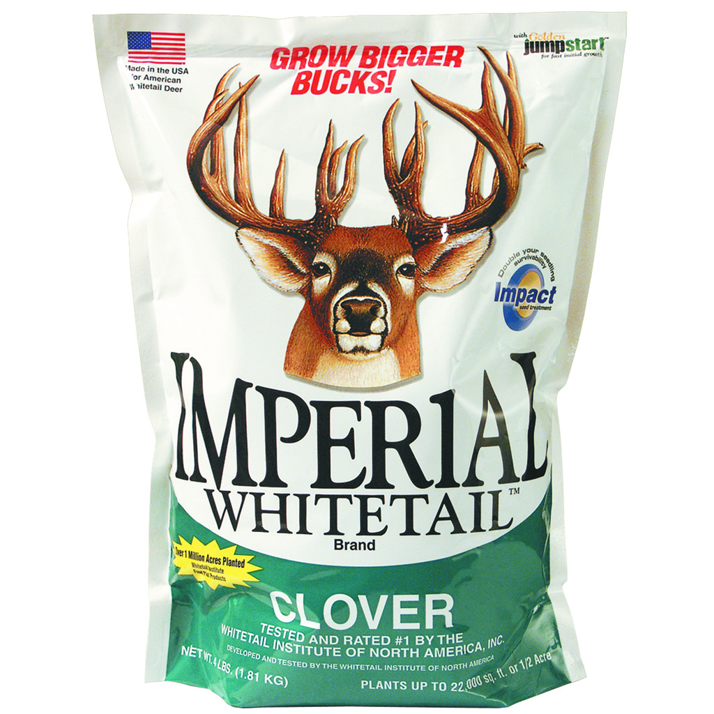 Whitetail Institute IMP18 Imperial Clover Seed 18 lb High Protein, Durable