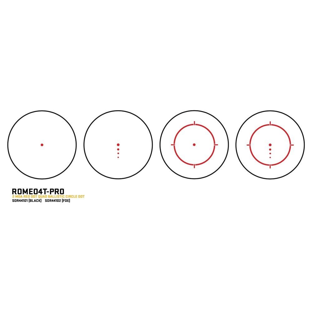 Buy Sig Sauer SOR44101 Romeo 4T Pro 1x20mm Red Dot Sight Matte Black online