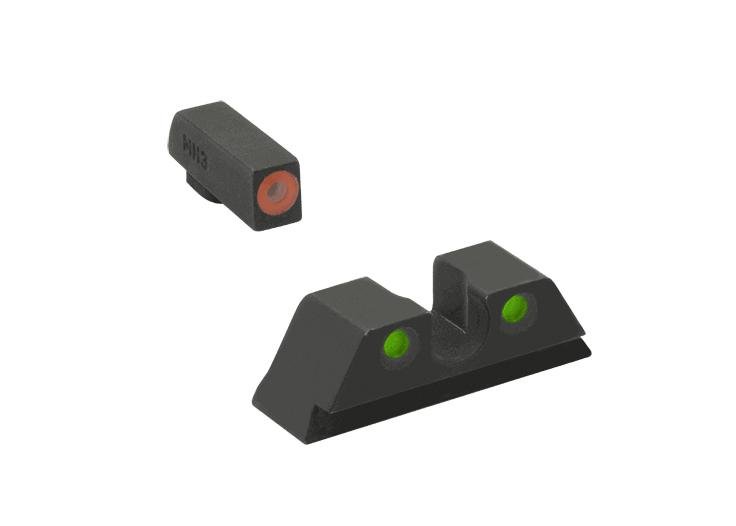 Meprolight ML46670 Hyper-Bright Orange/Green Sights for Canik TP Series