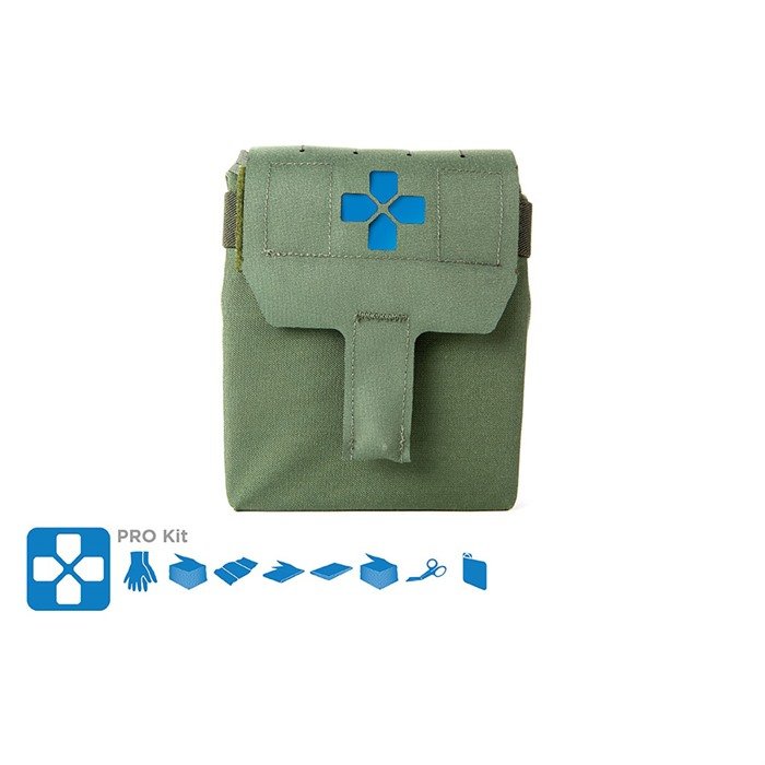 Blue Force Gear HW-TKN-MED-PRO-OD Trauma Kit, OD Green - Blue Force Gear