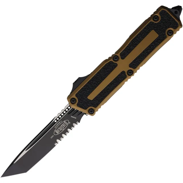 Microtech Scarab II G3 1279-2TA 3.97 In TNT/PS Black Tan T/E