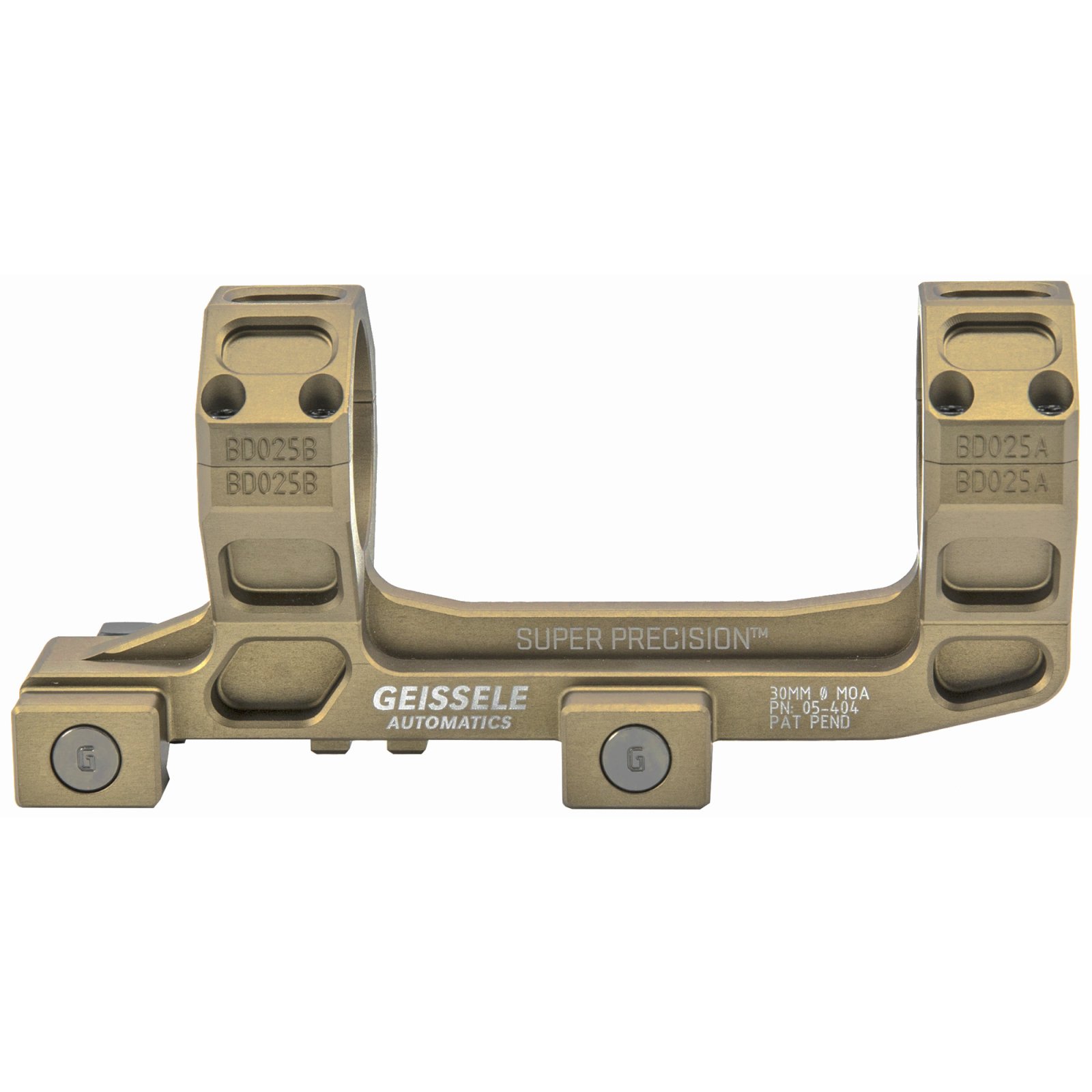 GEISSELE AUTOMATICS Super Precision 30mm Standard DDC Scope Mount (05-404S)