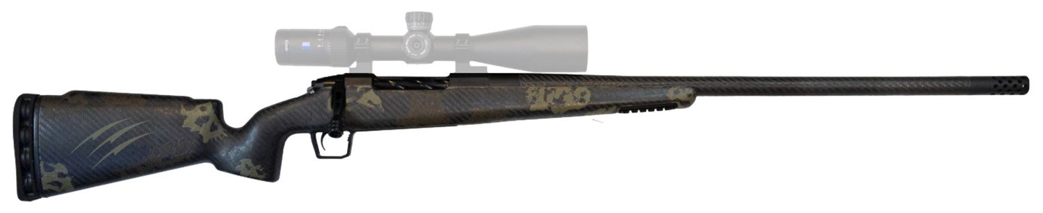 Fierce Firearms LRCR300WINMMV4 Carbon Rival 300 Win Mag 24" Midnight Camo - Fierce Firearms - 300 Win Mag