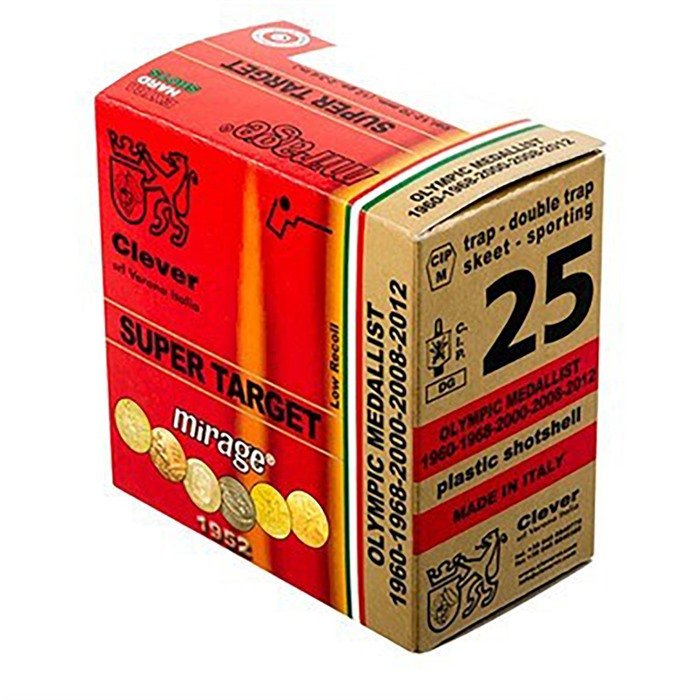 CLEVER T1 STANDARD TARGET 12 GAUGE 1OZ #7.5 SHOT 1250 FPS 25/BOX