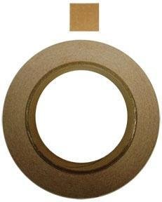 Speedwell 1 Square Paster Pressure Sensitive Brown 1000/Roll