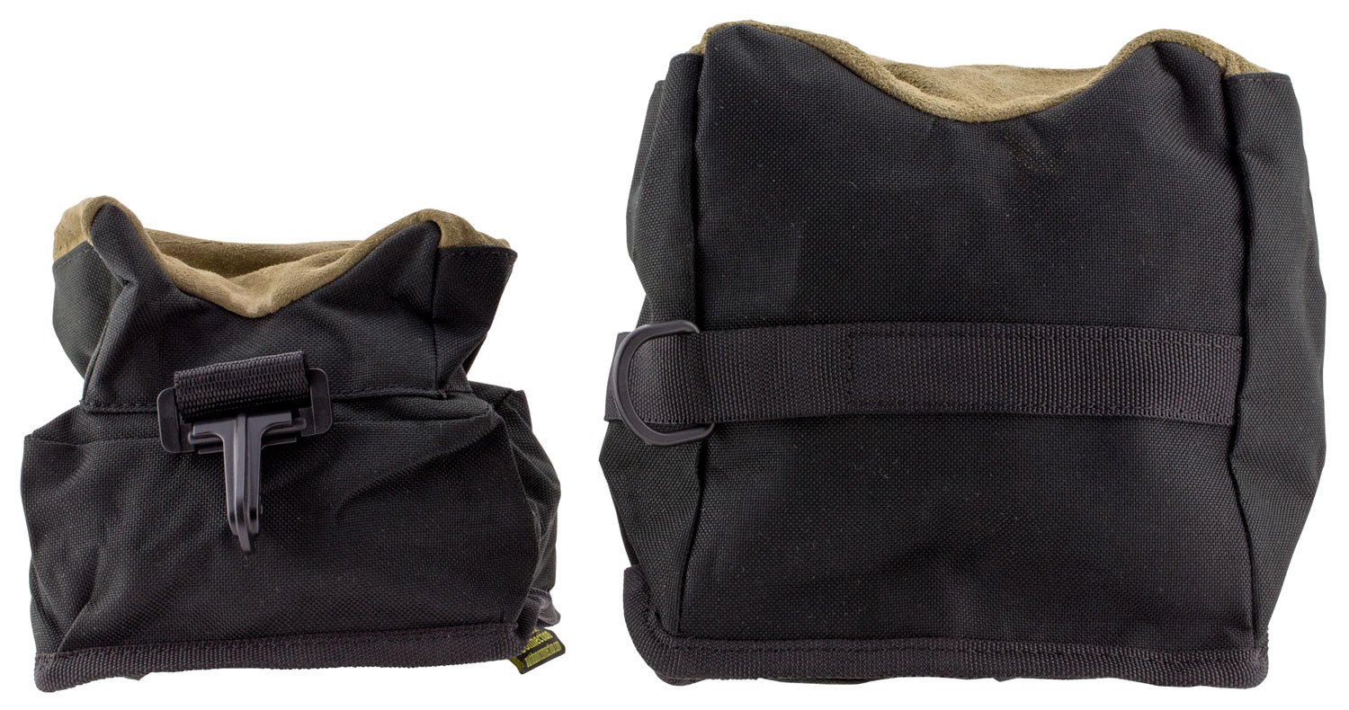 Boyt Outdoor Connection BRB228162 Unfilled 2-Piece Bench Bag, Black Nu-Buc Synthetic, Durable 1000D Polyester