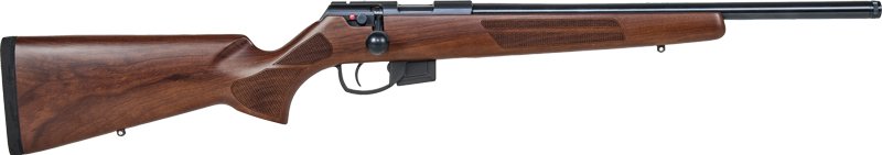 ANSCHUTZ 1761 D HB 17HMR 18" TB BLUED/WALNUT - Anschutz - 17HMR