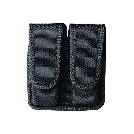 Bianchi Model 7302 Double Magazine Pouch AccuMold Black Horizontal Vertical - Bianchi