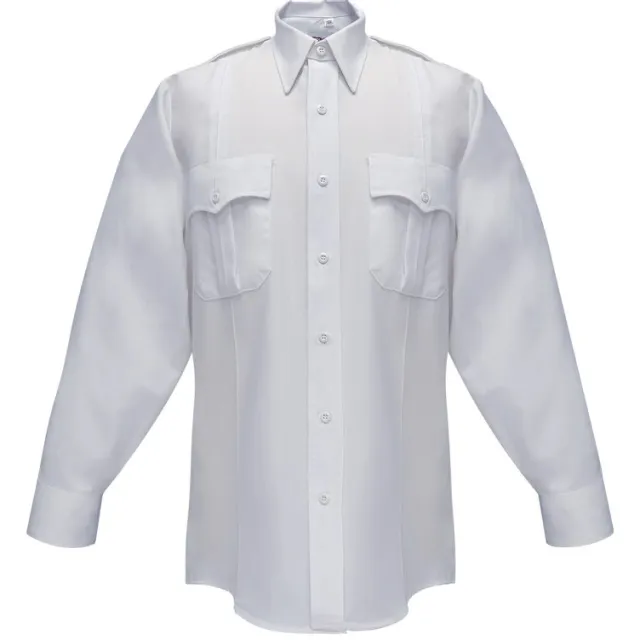Buy Flying Cross Duro Poplin Long Sleeve Shirt Sewn-In Creases online