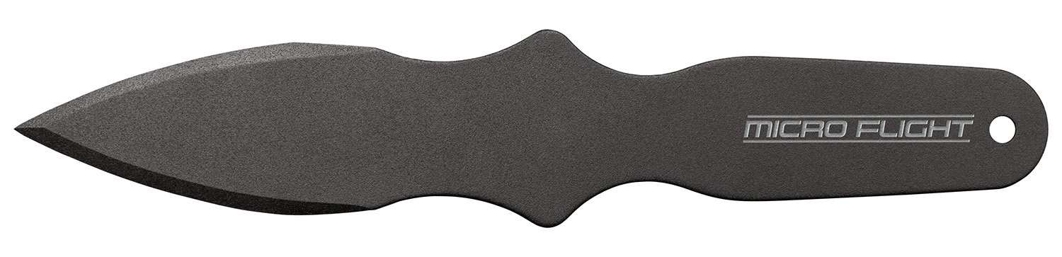 Buy Cold Steel CS80STMB Micro Flight Thrower Fixed Plain Spear Point Black 550C Steel Blade/Handle online