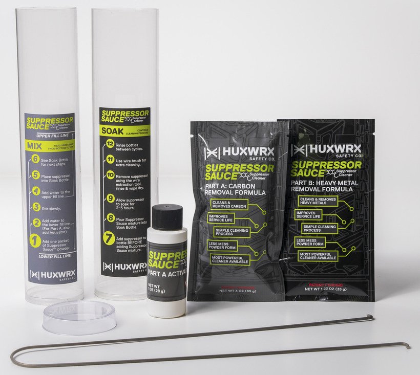 Huxwrx 3202 Suppressor Sauce Cleaning Kit, Odorless, Non-Flammable