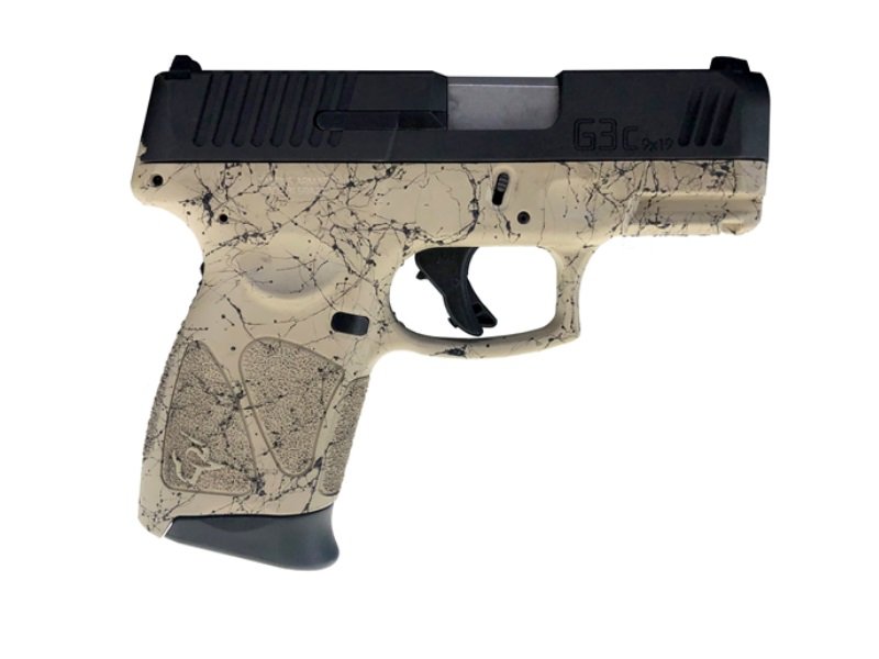 Taurus G3C 9mm Luger Compact Pistol: 3.2" Stainless Steel Barrel, Adjustable Sights, 12-Round Capacity, Polymer Frame in Flat Dark Earth Black, Includes Three Magazines