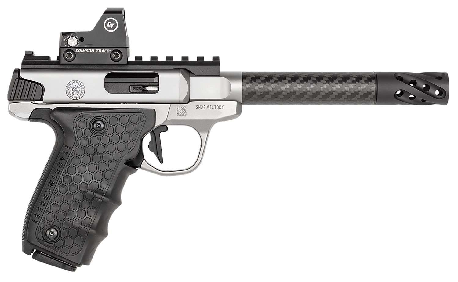 Smith & Wesson Performance Center SW22 Victory Target 22 LR 6 in Carbon Fib