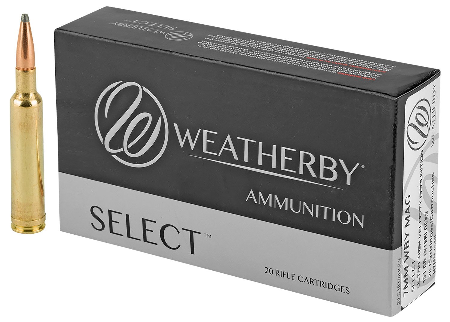 Weatherby 7mm Weatherby Magnum 154gr Hornady Interlock Ammo