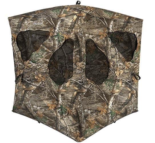 Ameristep AMS-AMEBF3007 Silent Brickhouse Blind Mossy Oak, 59"x59" Footprint - Ameristep/Evolved Ingenuity