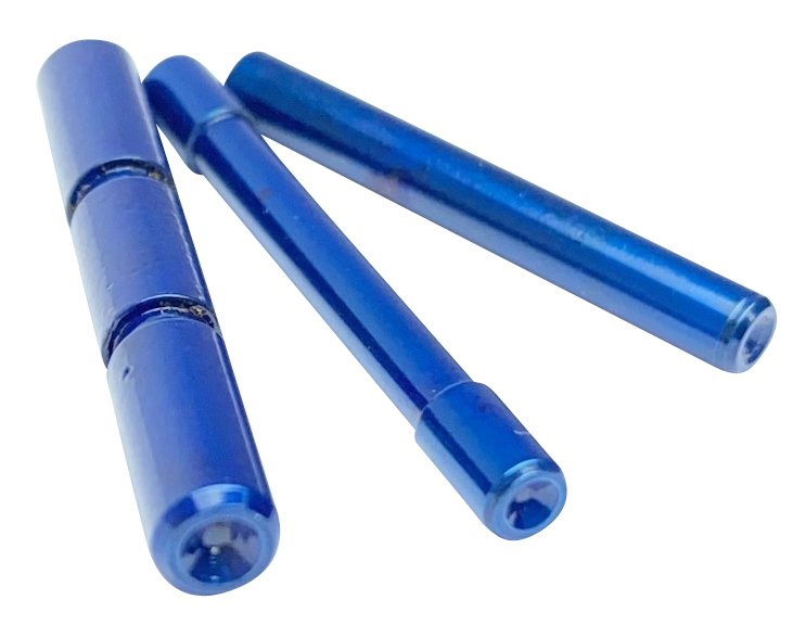 Cross Armory CRGPSBL 3 Pin Set Dimpled Compatible w-Glock Gen1-3 Blue Steel