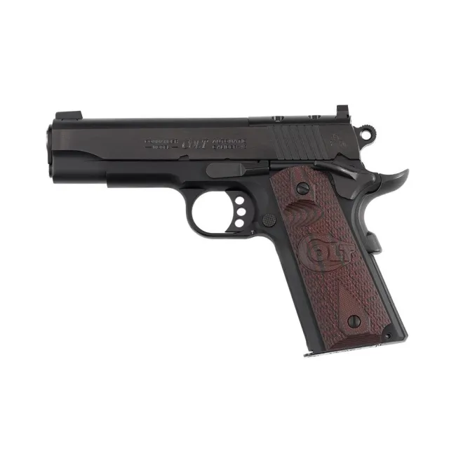 Colt Optic Ready Lightweight Commander Handgun .45 ACP 8rd Magazine 4.25 Barrel Black with G10 Black Cherry Grips DEMO - Colt - .45 ACP