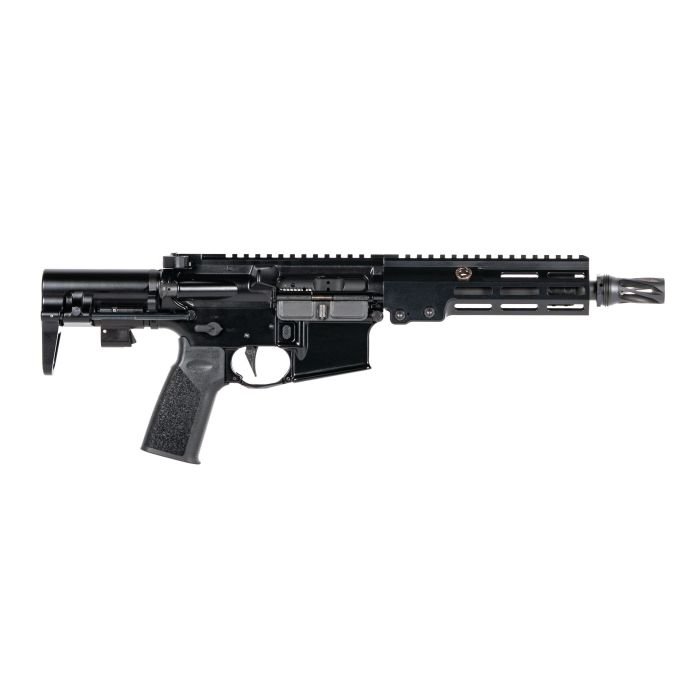 Geissele Automatics 08-472B 5.56 NATO 8" SBR M-LOK Black A17 Grip