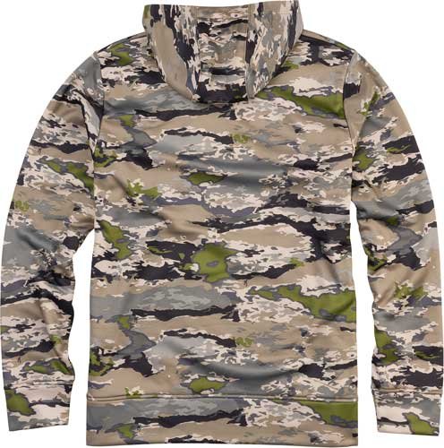 Browning Long Sleeve Tech Hoodie Large OVIX Camouflage Poly Fleece - Browning