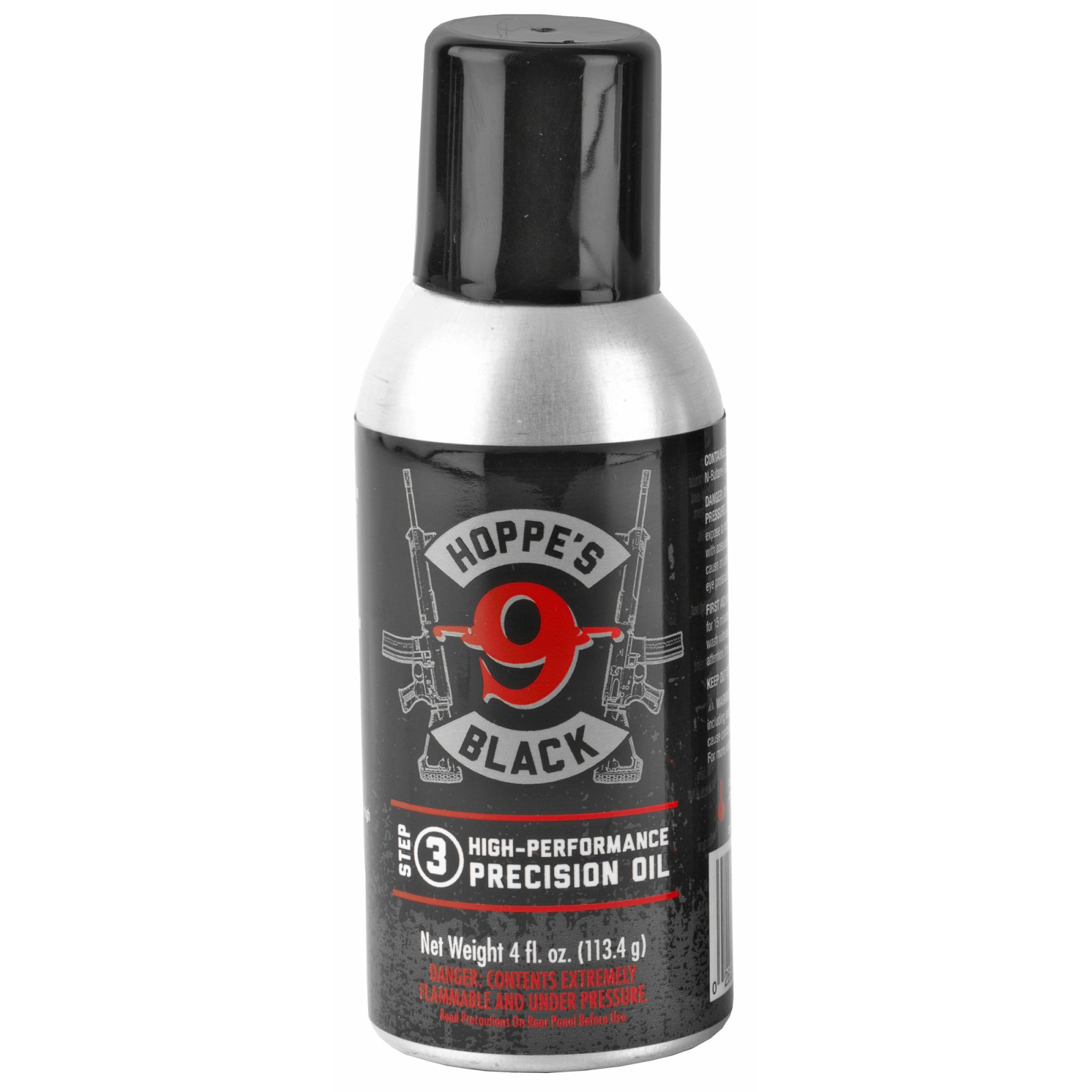 Hoppe's HBL4A Black Precision Oil 4 Oz Aerosol Can with Extension Tube