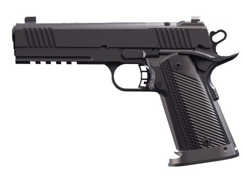 Rock Island Armory 57171AOS TAC Ultra FS HC 45 ACP 5" Black Parkerized Semi-Auto Pistol - Rock Island Armory - 45 ACP