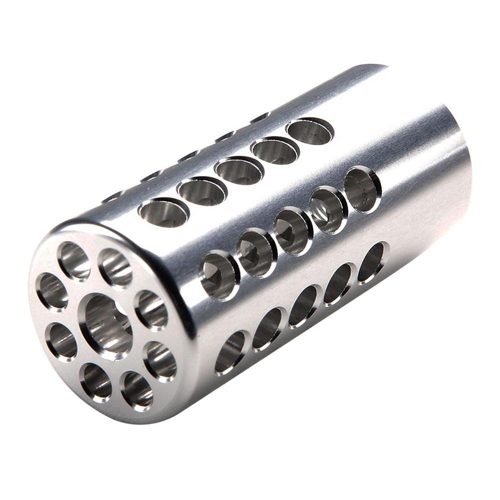 Tactical Solutions TACSOL Compensator 10/22 .920" 1/2X28 TPI Silver - Tactical Solutions - 22 Caliber
