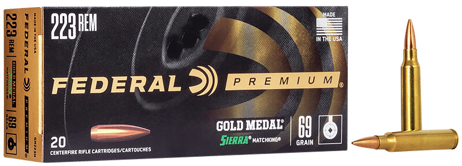 Federal GM3006M 30-06 Springfield 168 Grain BTHP 20 Rounds Box - Federal Premium Ammunition - SIERRA MATCHKING BTHP