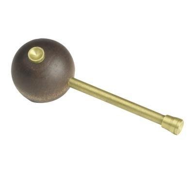 Traditions A1207 Ball Starter: Round Handle, Brass Material, Long & Short Length, Solid Hardwood, Concave Tip - Traditions Performance Firearms