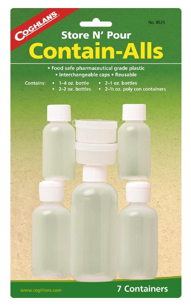Buy COGHLAN'S 8525 Contain-Alls 7-Piece Food-Safe Set w/ Interchangeable Caps online