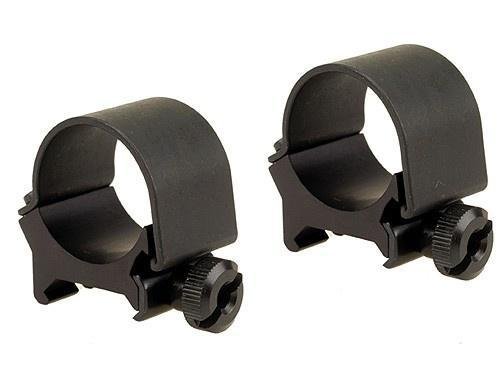 Weaver 49041 Detachable Top Mount Rings 1 in Matte Black Medium - Weaver - 1"