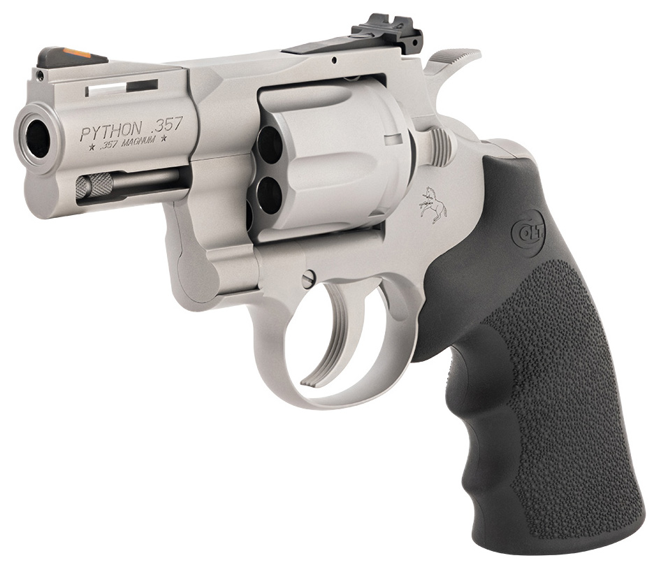 Colt ZPYTHONSM3RTS Python 357MAG 3" Matte SS Hogue Grips Blemished