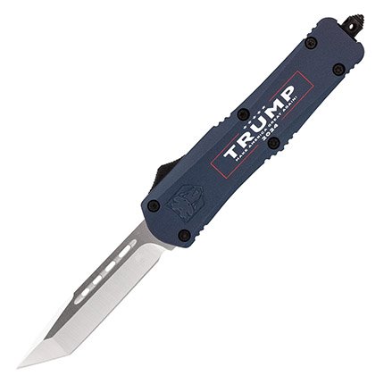 COBRATEC KNIVES MEDIUM FS-3 TRUMP 2024 BLUE TANTO NON SERRATED - CobraTec Knives