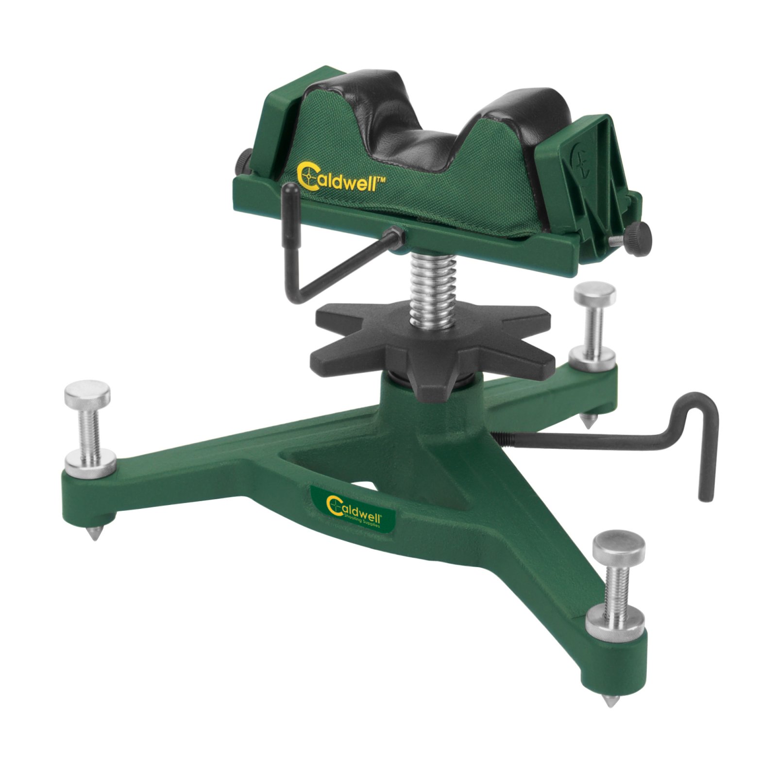 Caldwell 383774 The Rock Deluxe Shooting Rest, Green, 5.5 lbs