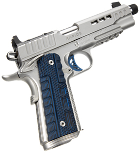 Rapide Ice 9MM 5" DLC Stainless Threaded Barrel, KimPro II Finish, G10 Grips - KIMBER 3000451