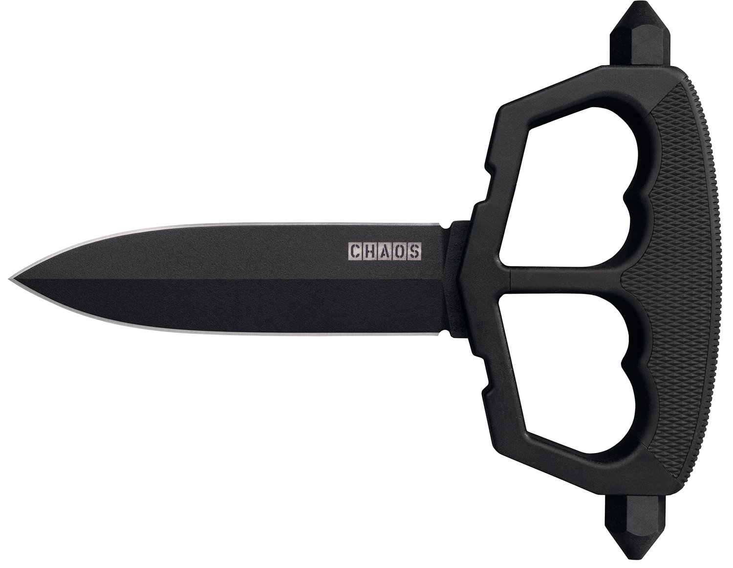 Buy Cold Steel CS80NT3 Chaos Push Knife 5" Fixed Plain Black Matte Powder... online