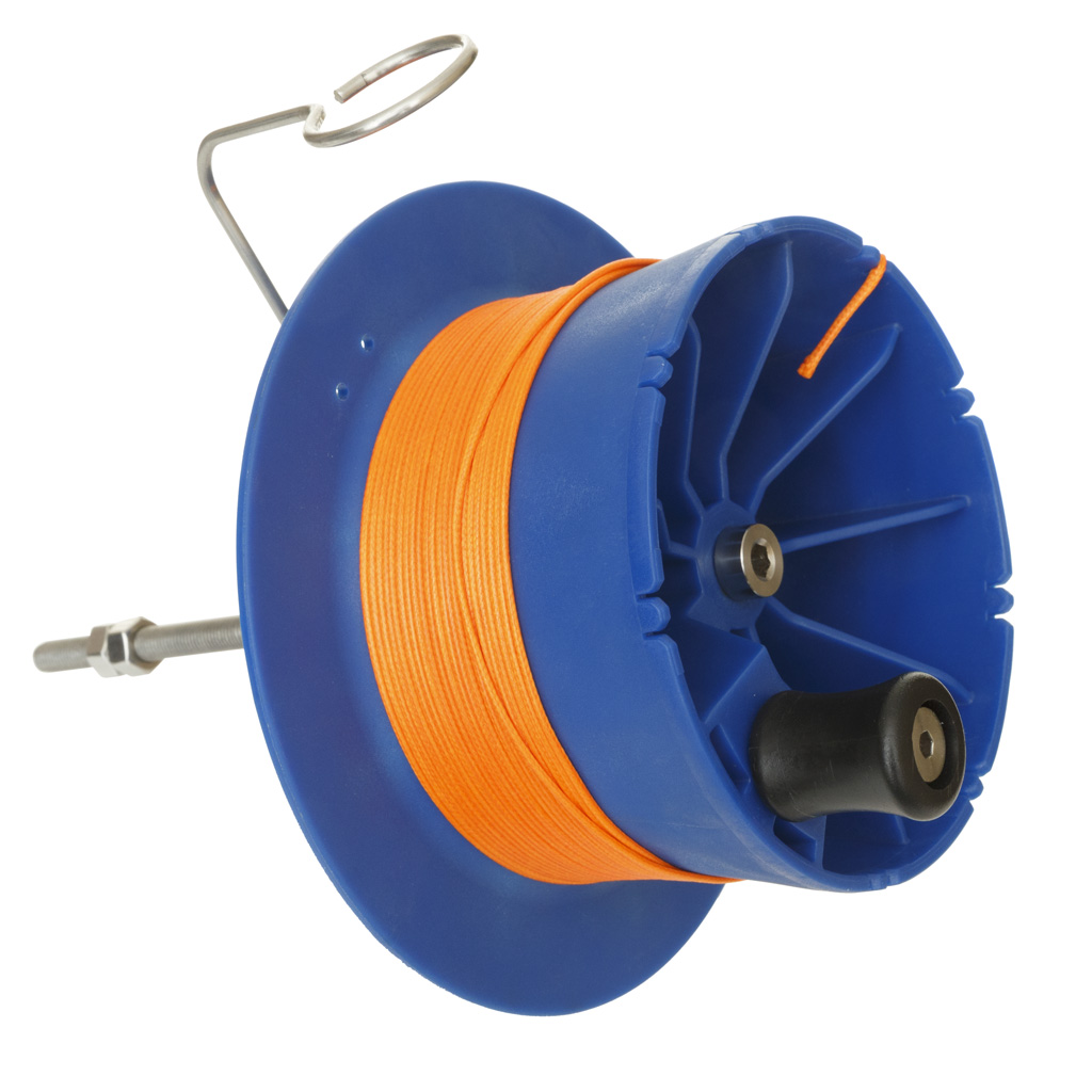 Fin-Finder Sidewinder Drum Reel Blue RH/LH Stainless Steel Nylon