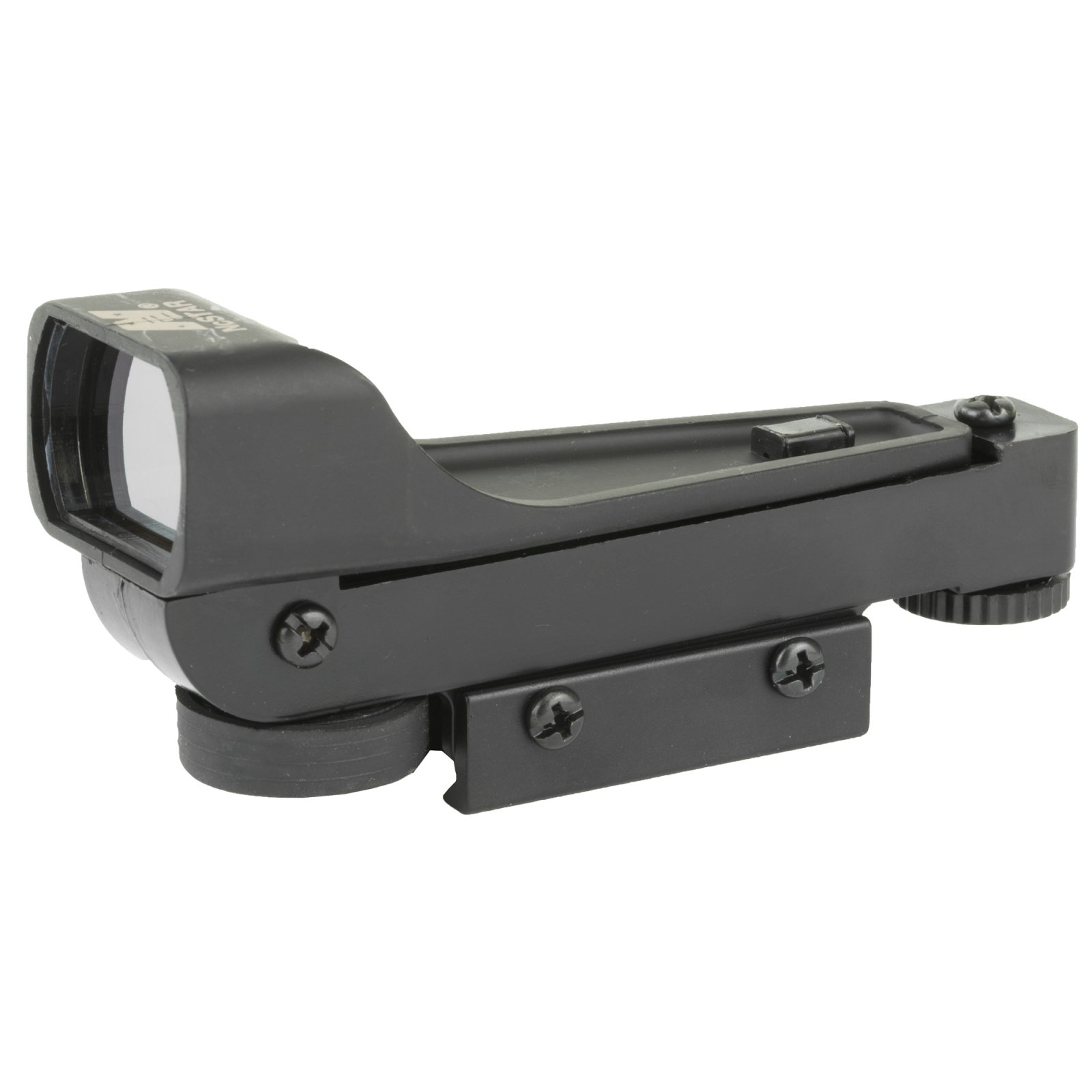 NcStar DP38 Red Dot Optics, 3MOA, Black, Weaver/Picatinny Rail Mount, LED, Unlimited Eye Relief