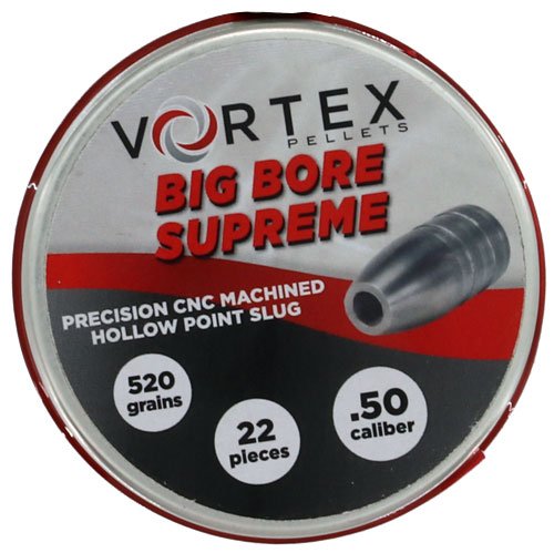 Hatsan HA90627 Vortex Big Bore Supreme .50 520gr HP 22ct Tin - Hatsan - .50