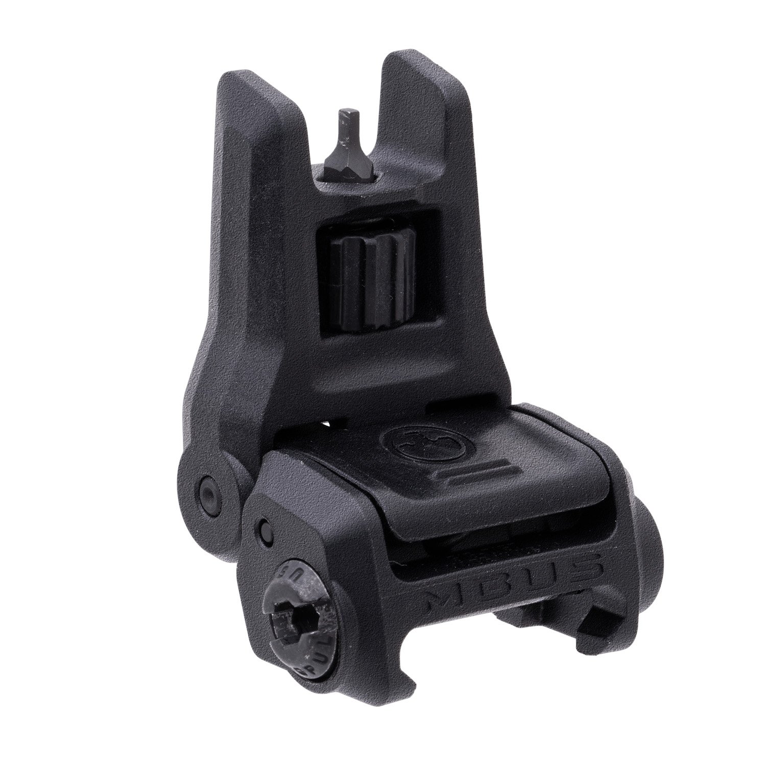 Magpul MAG1166-BLK MBUS 3 Front Sight Black, Polymer, Spring-Loaded Design